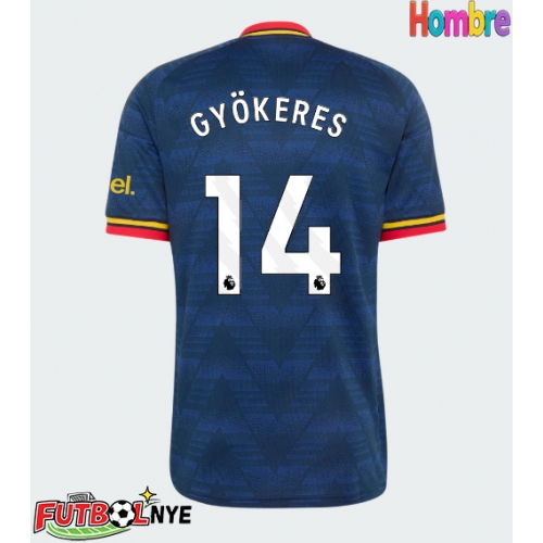 Camiseta Arsenal Viktor Gyokeres #14 Visitante Equipación 2026-27 manga corta